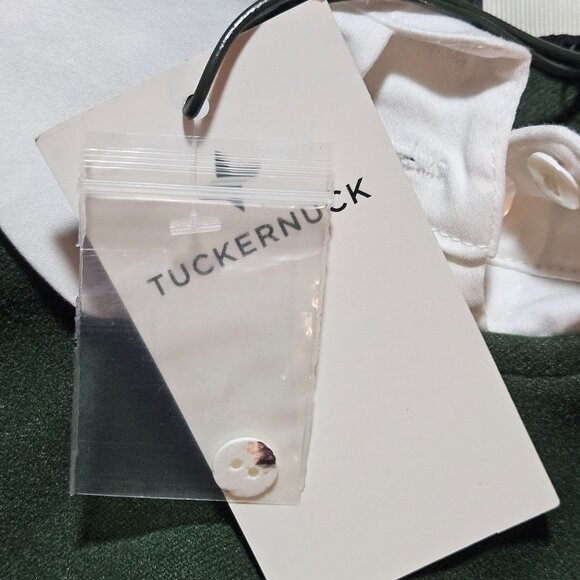 Tuckernuck Women Mini Dress Green Med Preppy core Monochrome Contemporary - Picture 12 of 16